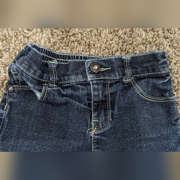 2t shorts cat & jack glitter jean and lace eyelet - Picture 3 of 10